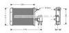 AVA QUALITY COOLING PE6134 Heat Exchanger, interior heating